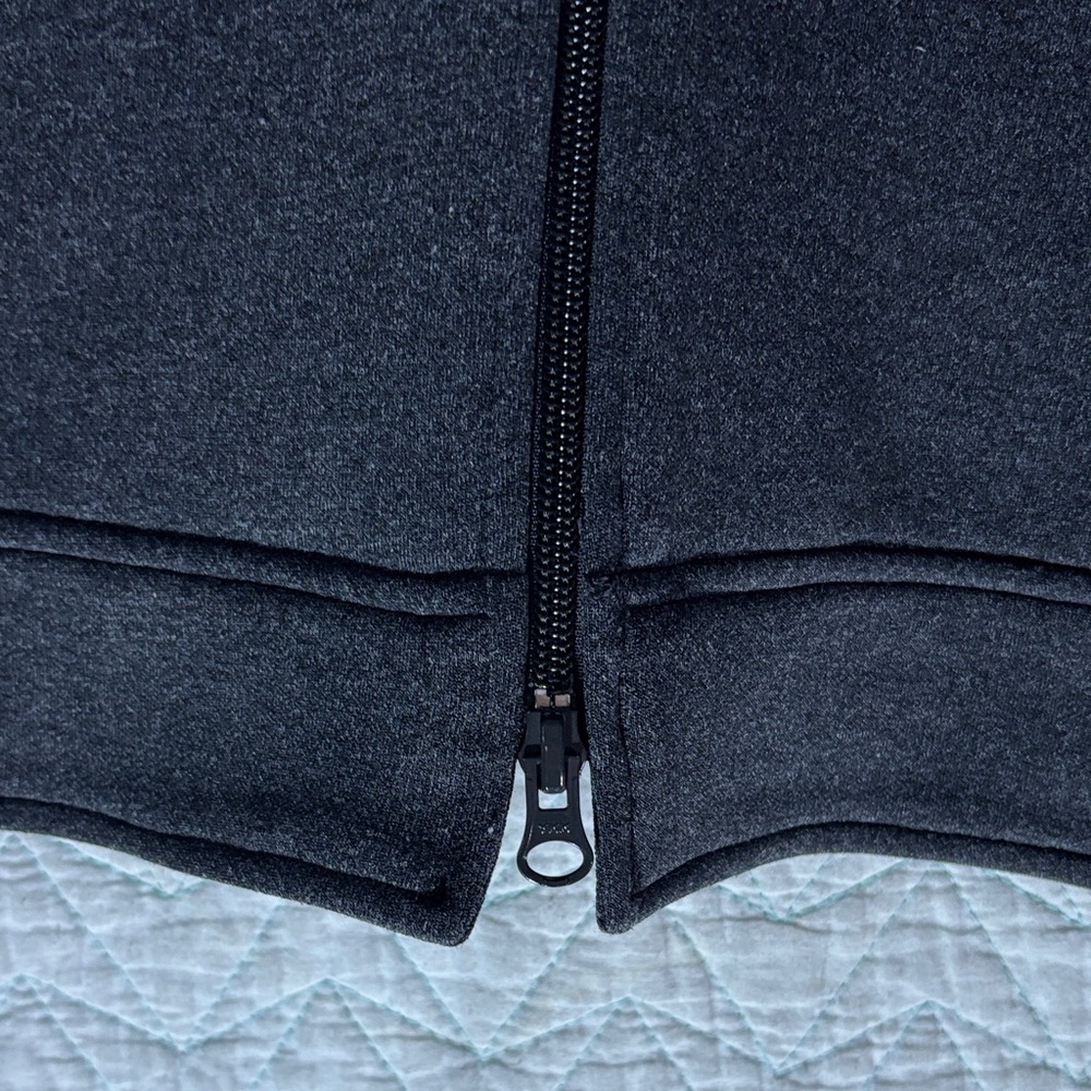 Express Black Cropped Bomber Jacket with Classic Collar - Picture 8 of 12